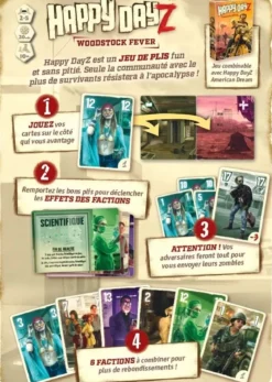 Happy DayZ : Woodstock Fever + cartes promo
