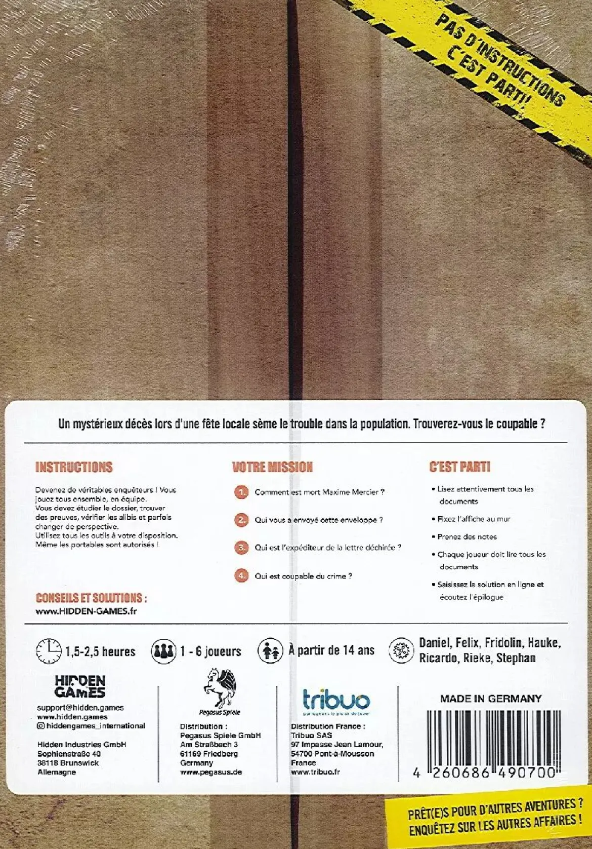 Hidden Games 1 : L'Affaire Bourg-le-Petit