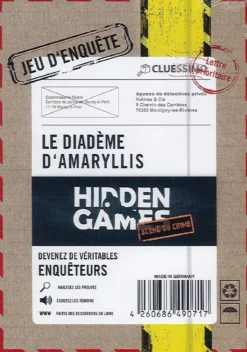 Hidden Games 2 : Le Diadème d'Amaryllis
