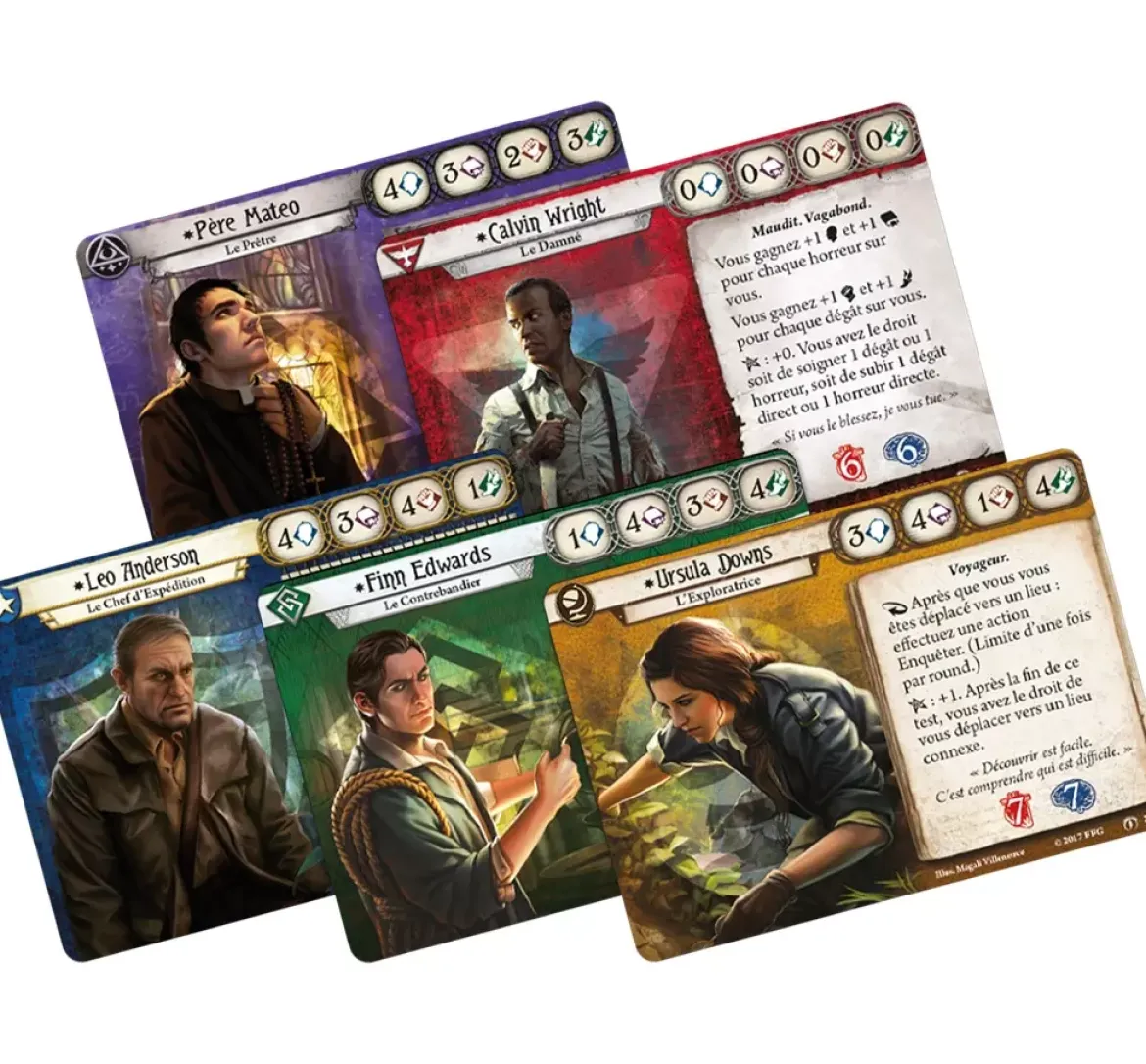 Horreur à Arkham JCE : La Civilisation Oubliée (Investigateurs)