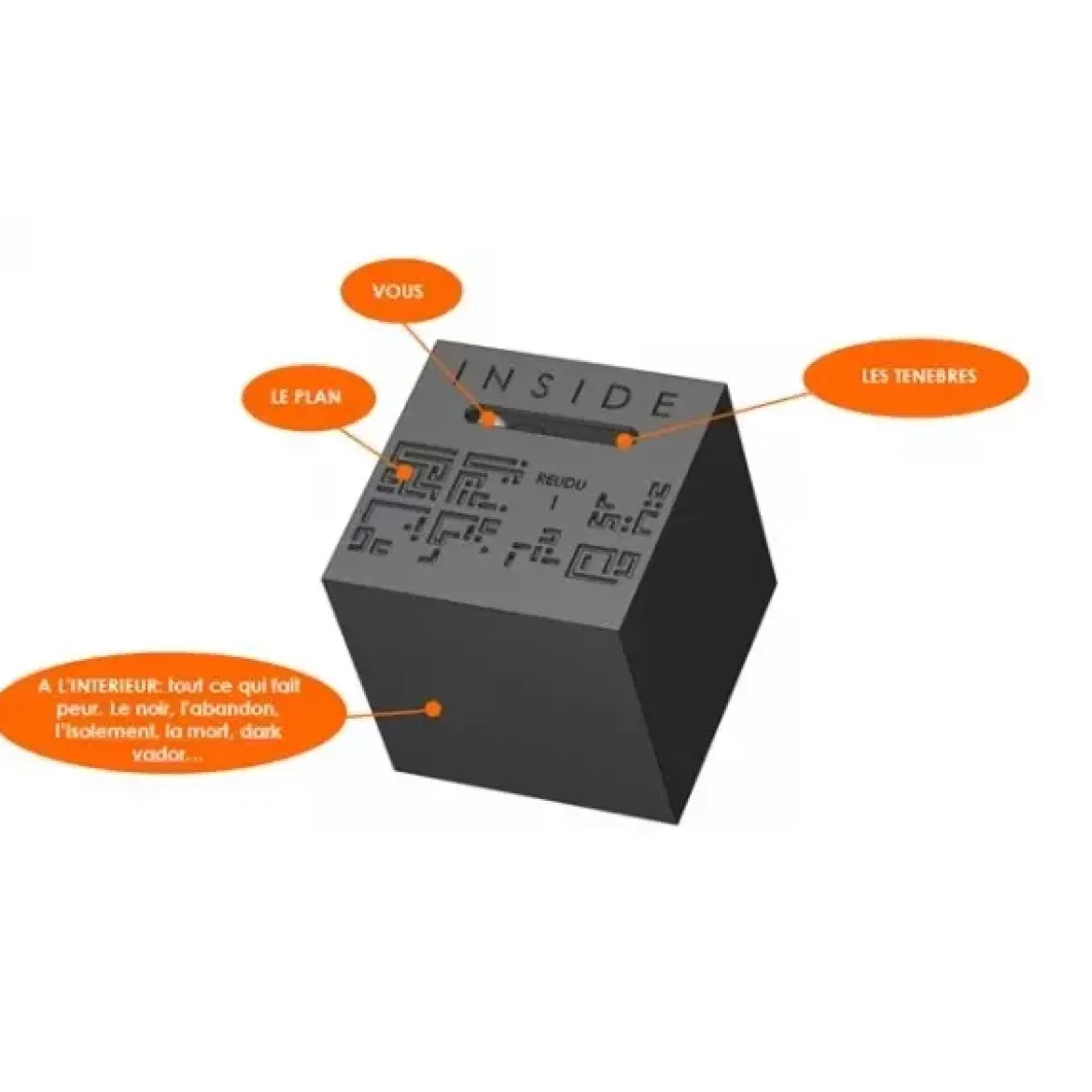 Inside3 Cube : Fancube (Violet)