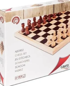 Jeu d'Échecs en bois 30x30Cm