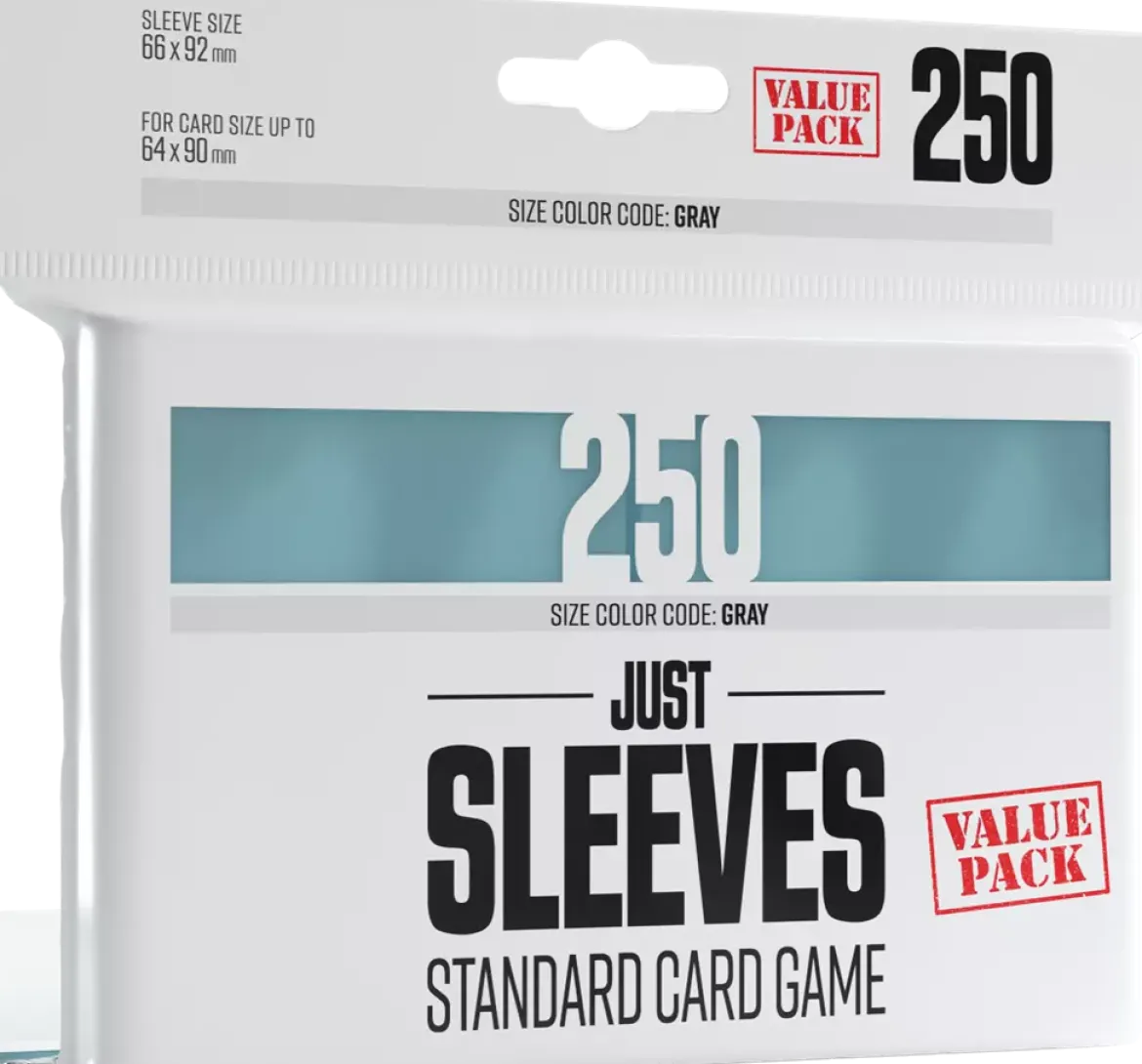 250 JUST SLEEVES - VALUE PACK CLEAR Gamegenic