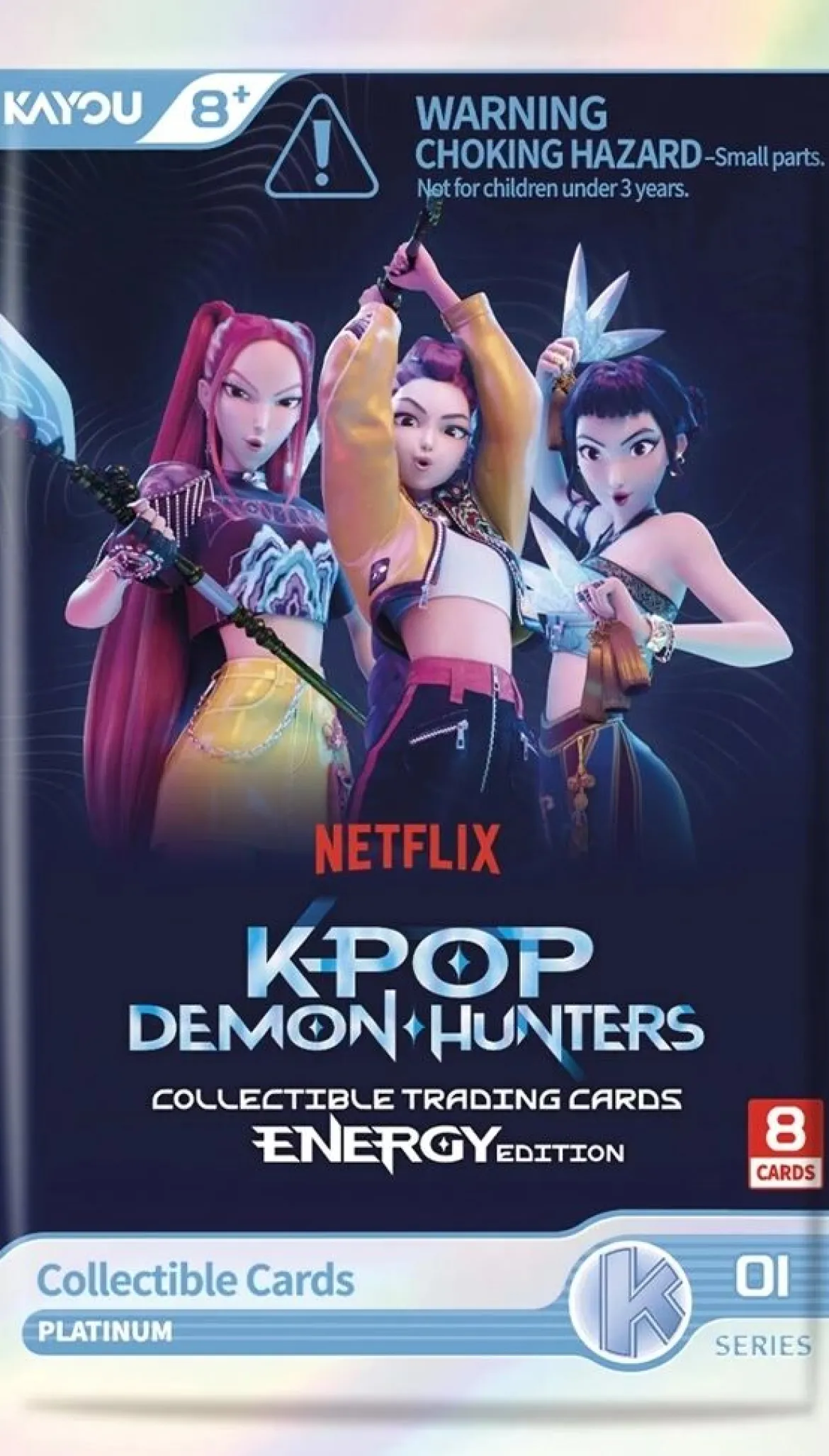 K-Pop Demon Hunters (Série Energy) - Display de 12 Boosters - KAYOU