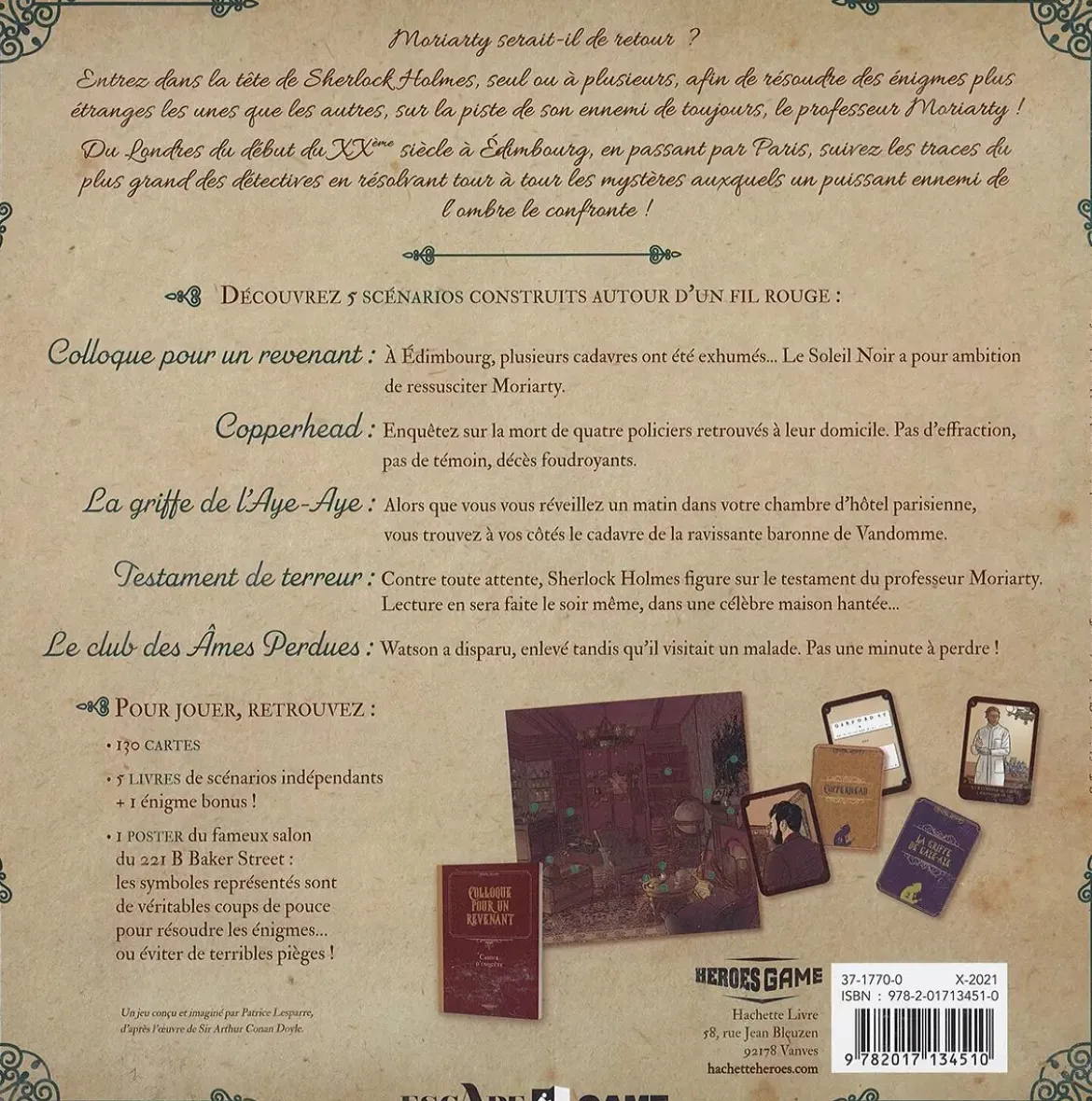 La Revanche de Moriarty - Escape Game