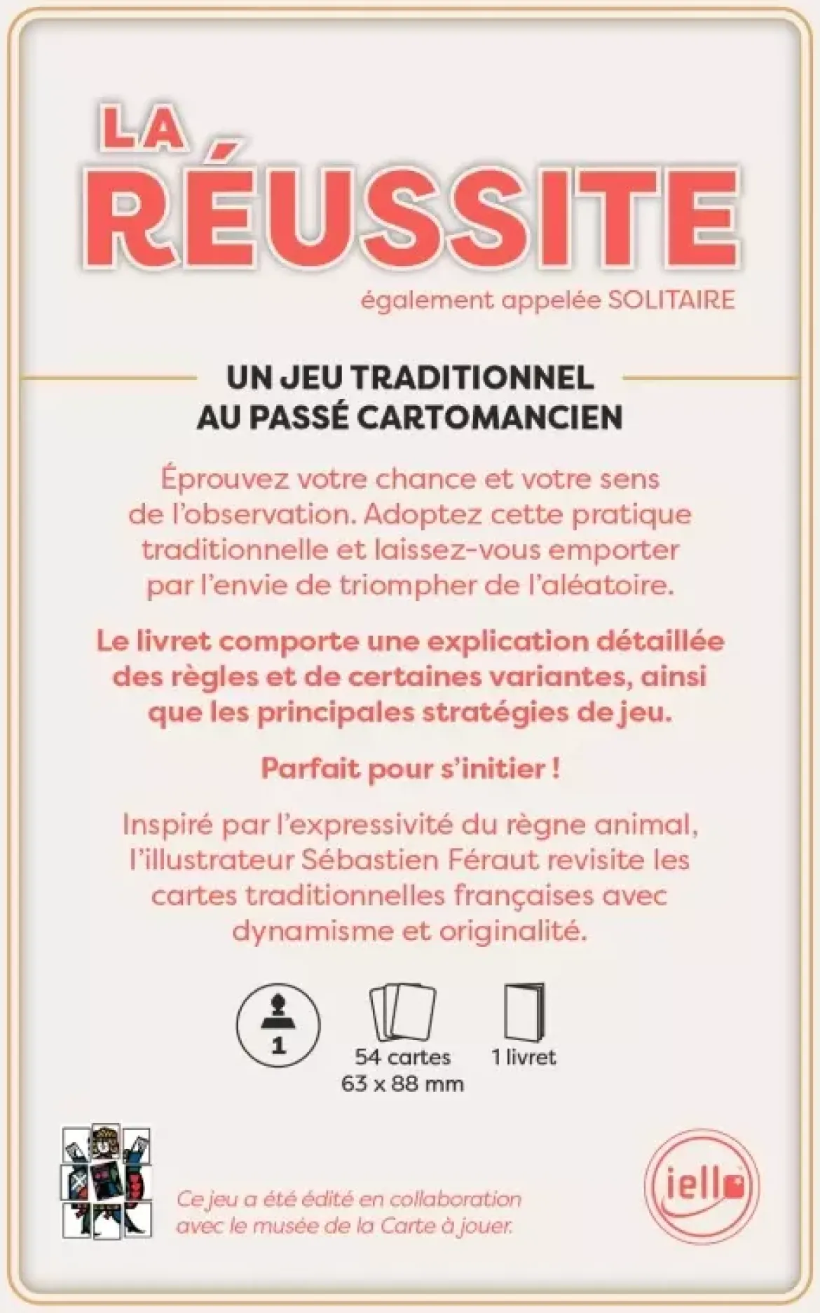 La Réussite - Ferraut (Cartes Traditionnelles Iello)