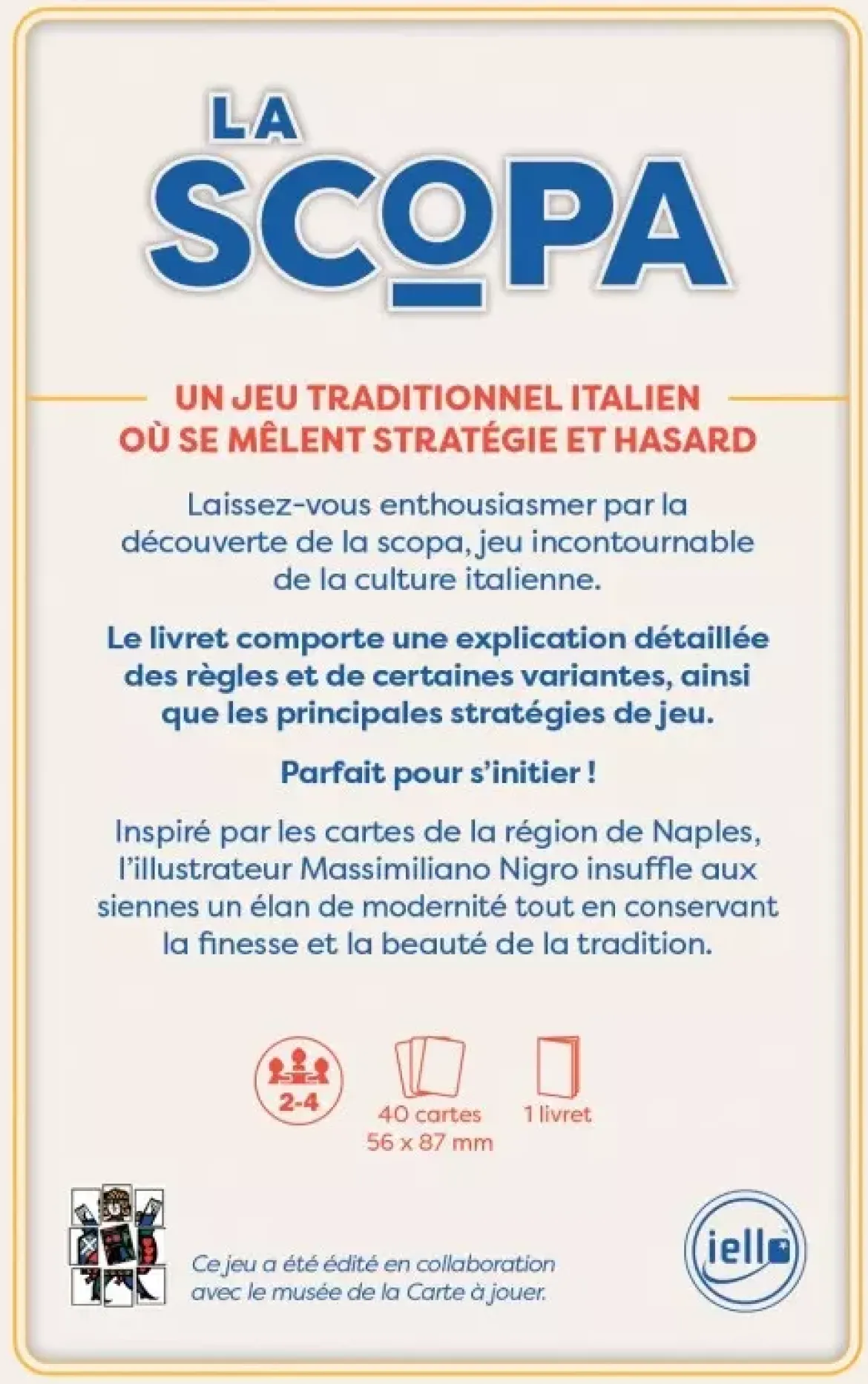 La Scopa (Cartes Traditionnelles Iello)