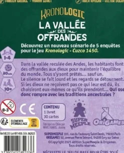 La Vallée des Offrandes (Ext. Kronologic Cuzco 1450)