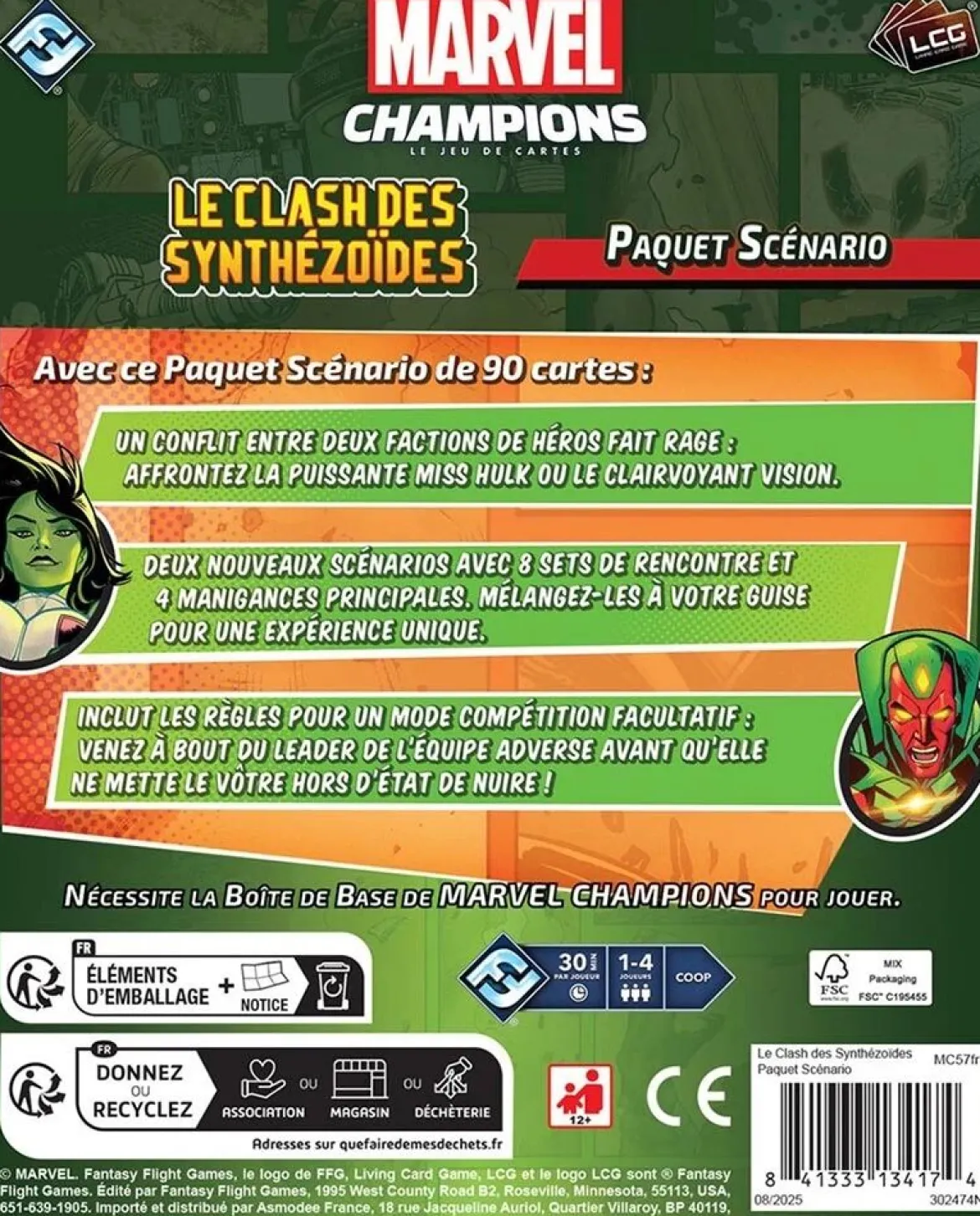 Le Clash des Synthézoïdes (Marvel Champions JCE)