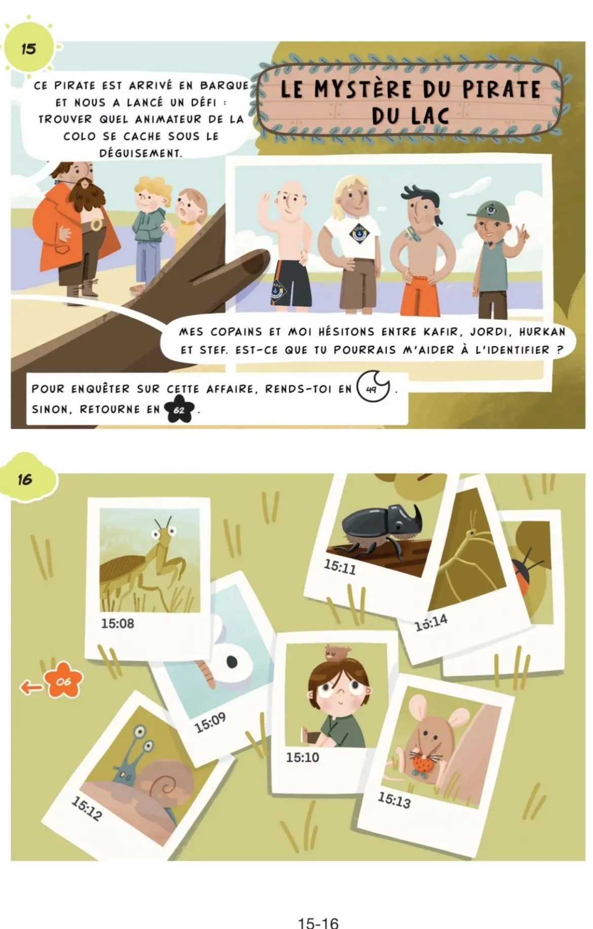 Le Club Sherlock Holmes - Le Camp de Vacances - la BD dont Tu es le Petit Héros