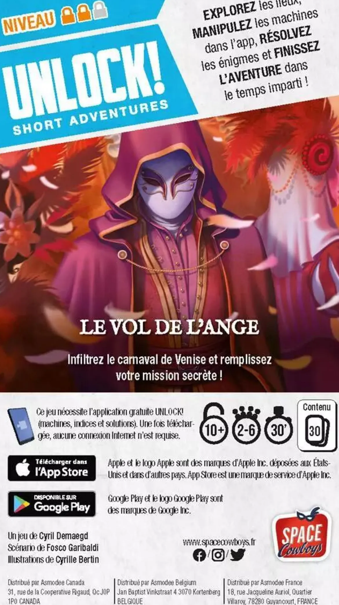 Le Vol de l'Ange - Unlock! Short Adventures