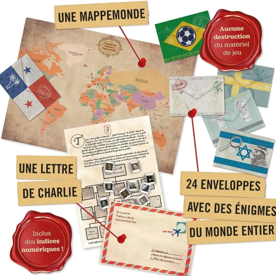 L'Incroyable Tour du Monde du Pr Charlie - Calendrier de l'Avent des Énigmes