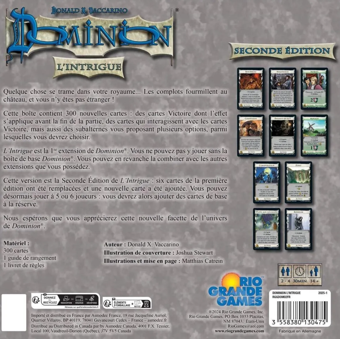 L'Intrigue (Ext. Dominion Seconde Édition)