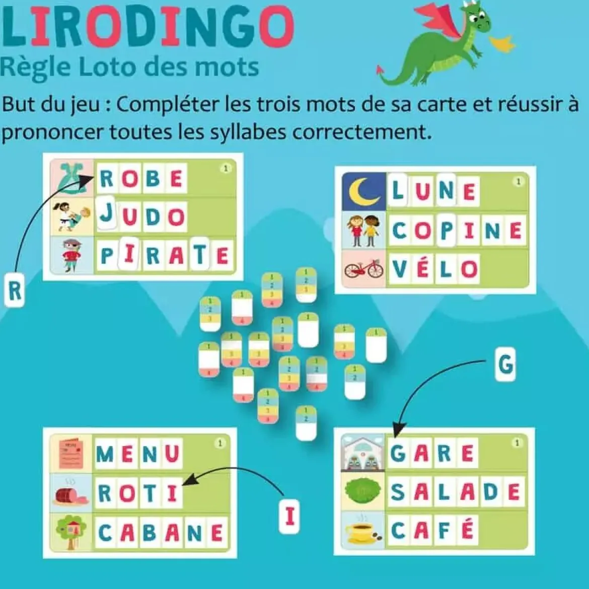 Lirodingo Syllabes et Mots