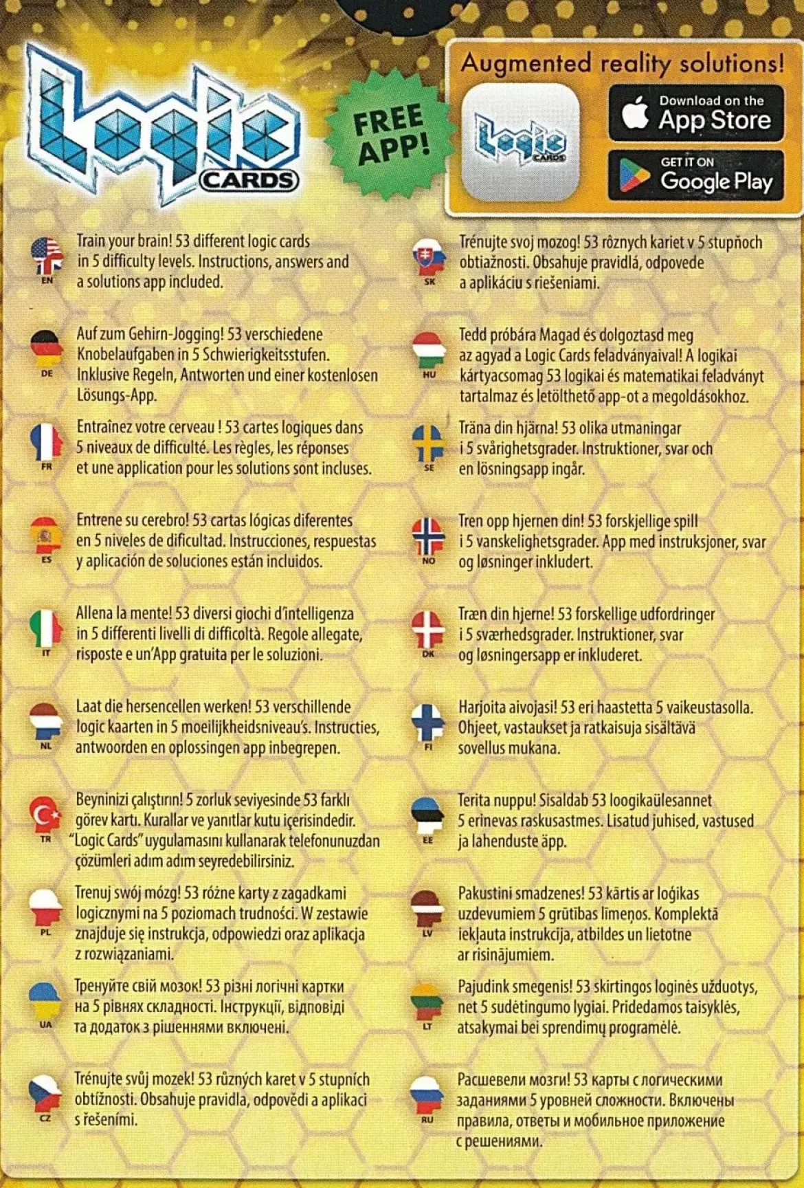 Logic Cards Jaune