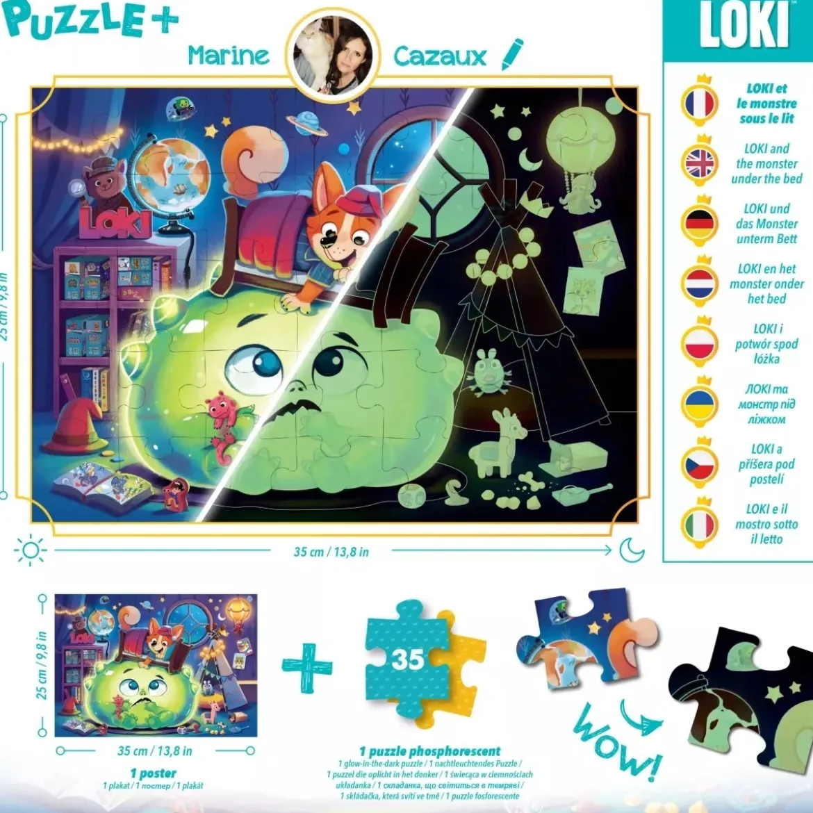 Loki et le monstre sous le lit - Puzzle +