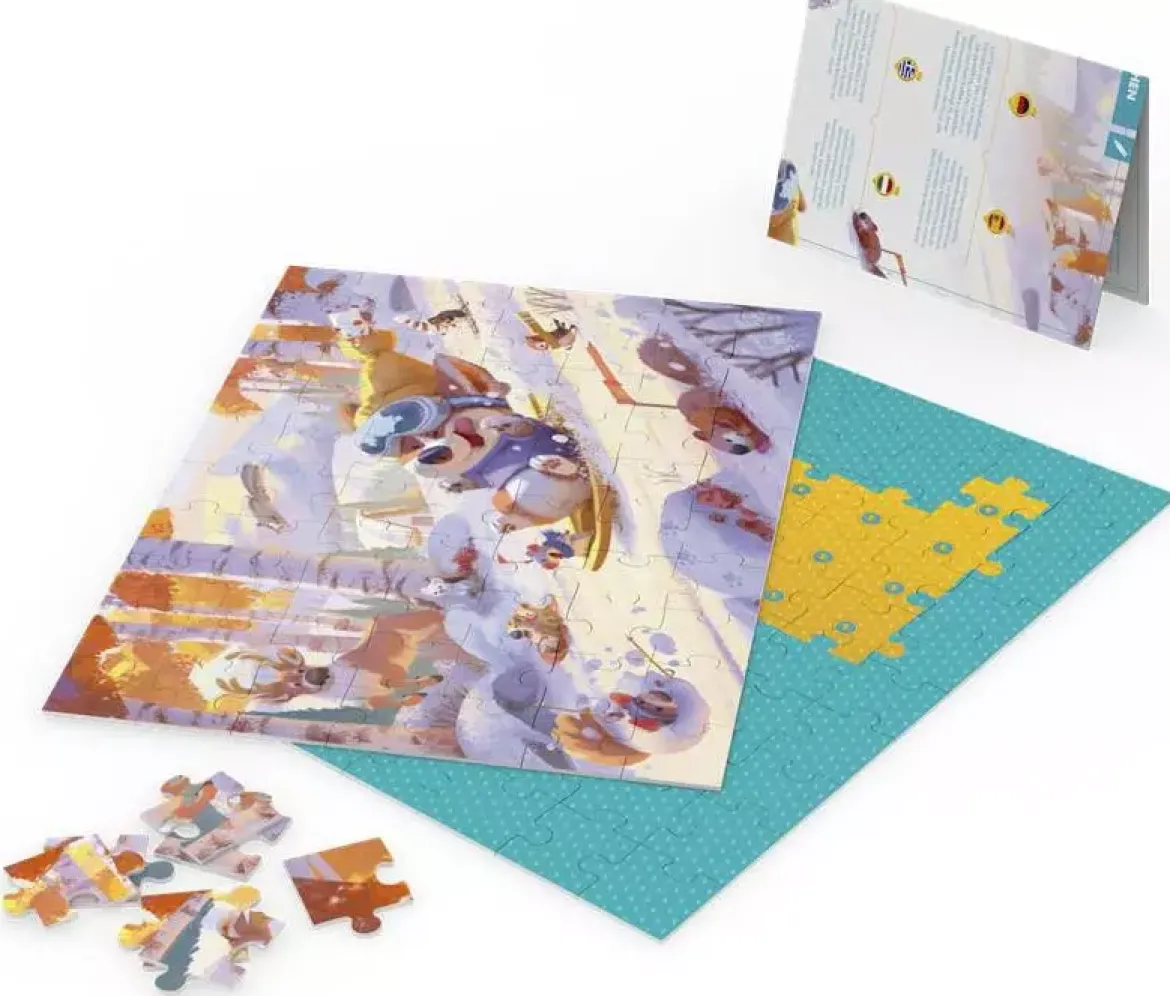 Loki fait de la Luge - Puzzle +