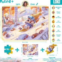 Loki fait de la Luge - Puzzle +
