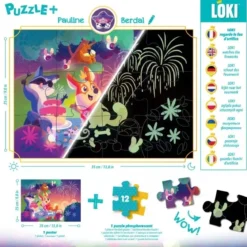 Loki regarde le feu d'artifice - Puzzle +