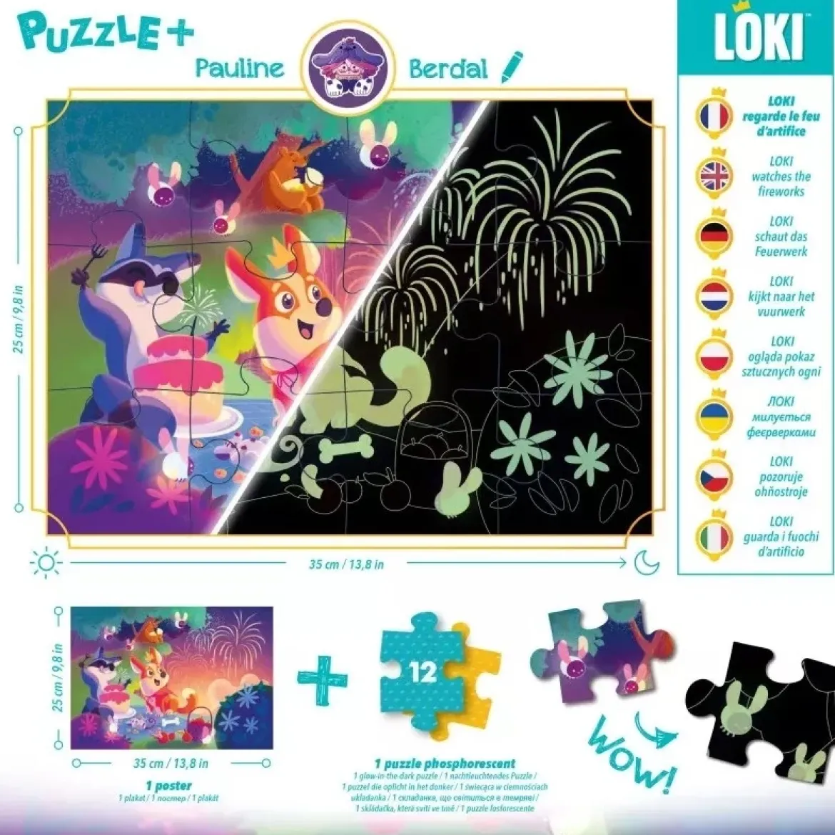 Loki regarde le feu d'artifice - Puzzle +