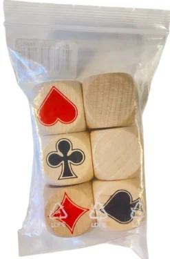 Lot de 6 Dés d'Atout