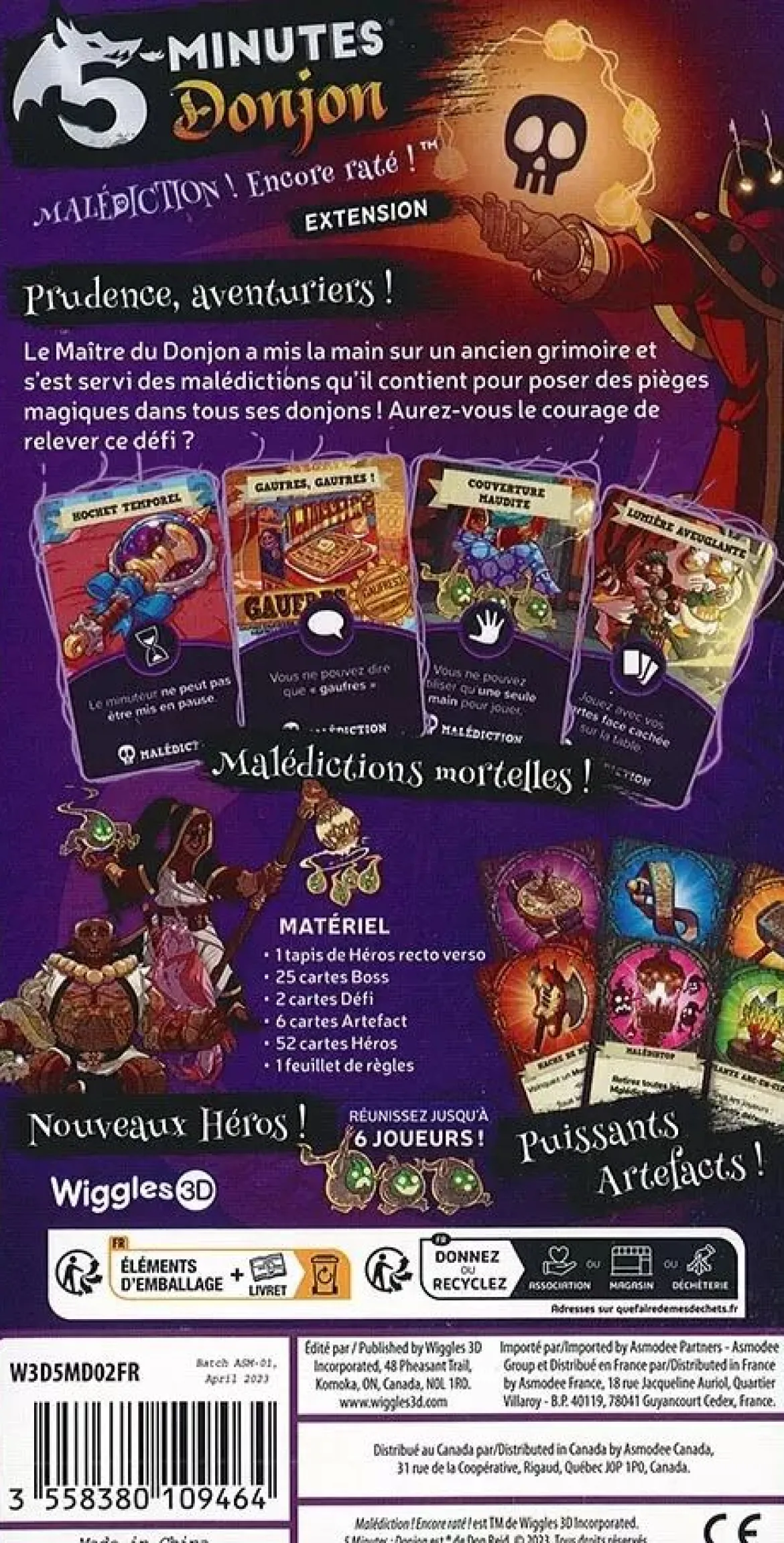 Malédiction ! Encore Raté ! (Ext. 5 Minutes Donjon)