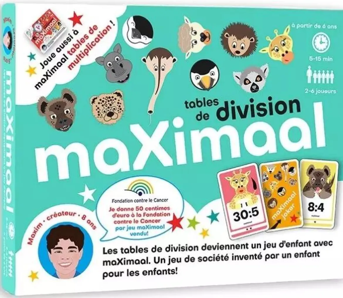 Maximaal : Tables de Division