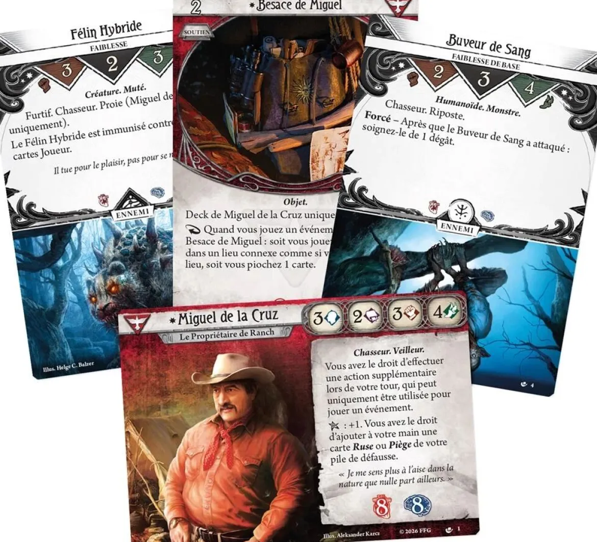 Miguel de la Cruz - Deck Investigateur (Horreur à Arkham JCE)