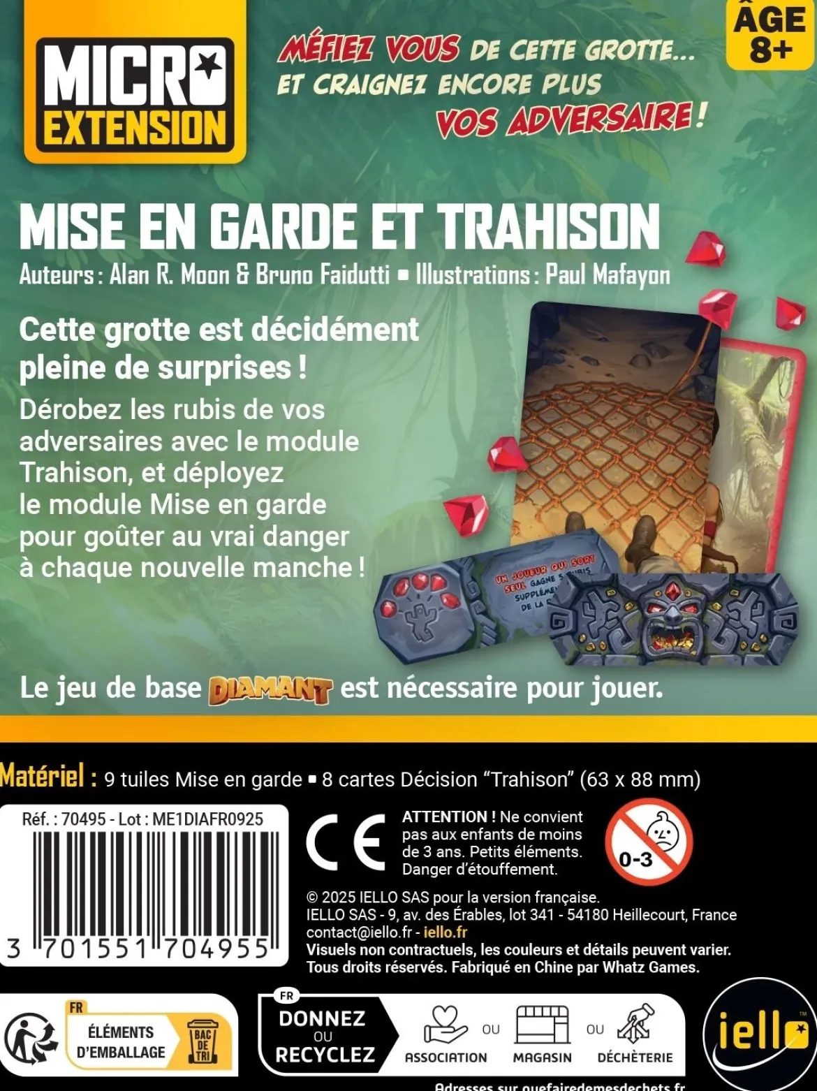 Mise en Garde et Trahison (Micro Ext. Diamant)