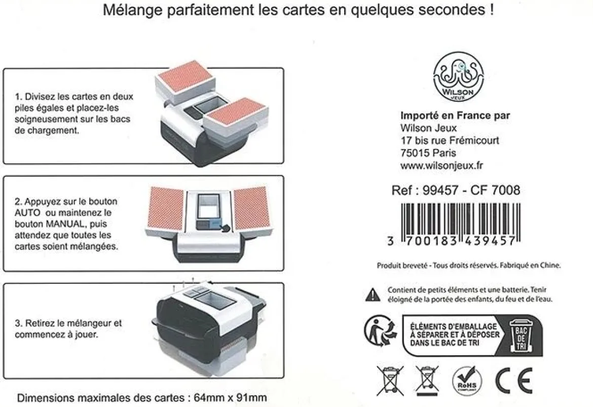 Mélangeur Automatique De Cartes USB