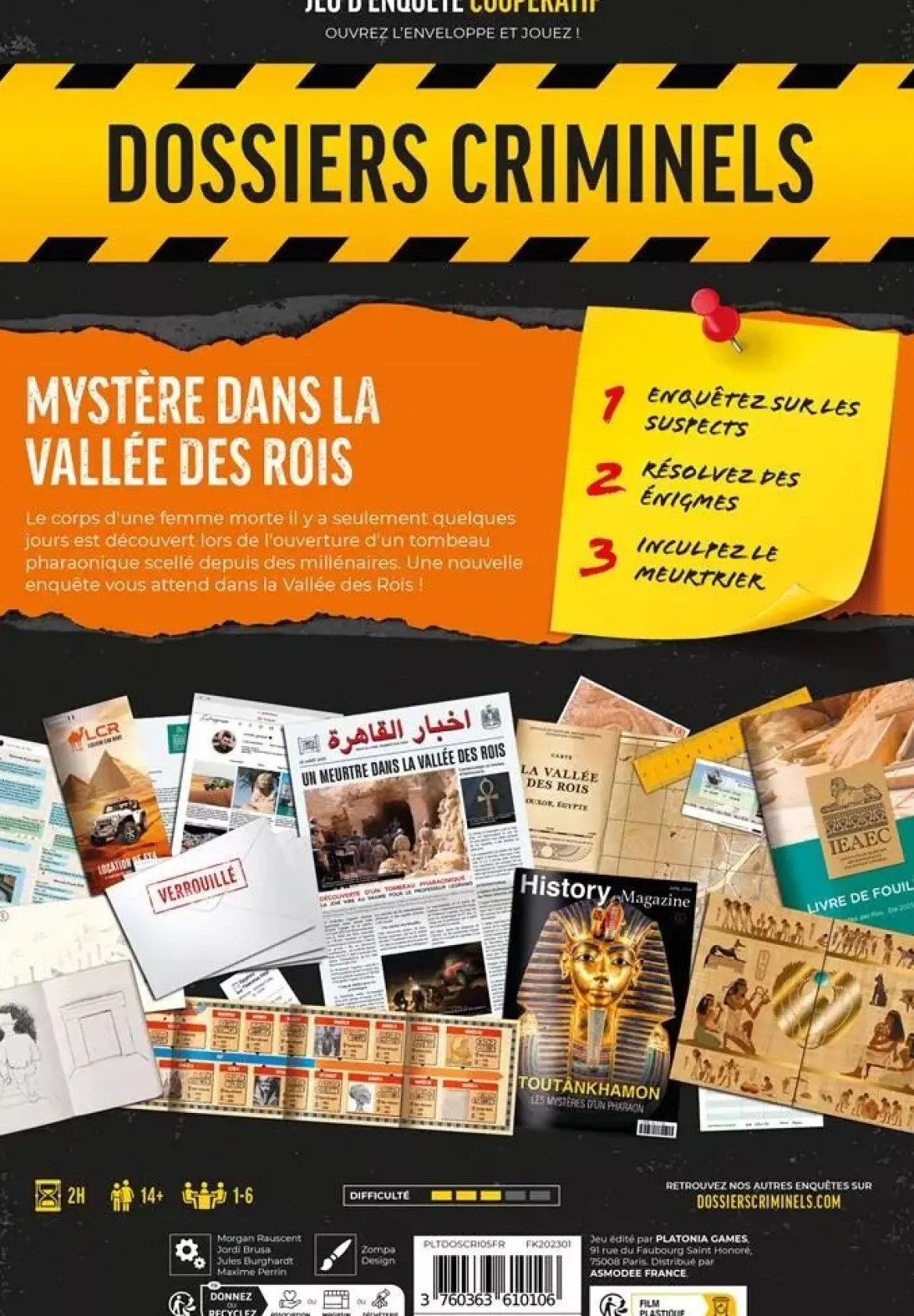 Mystère Dans la Vallée des Rois (Dossiers Criminels)