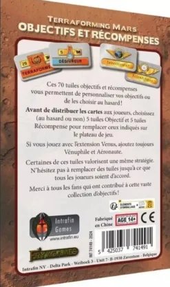Objectifs et Récompenses (Ext. Terraforming Mars)