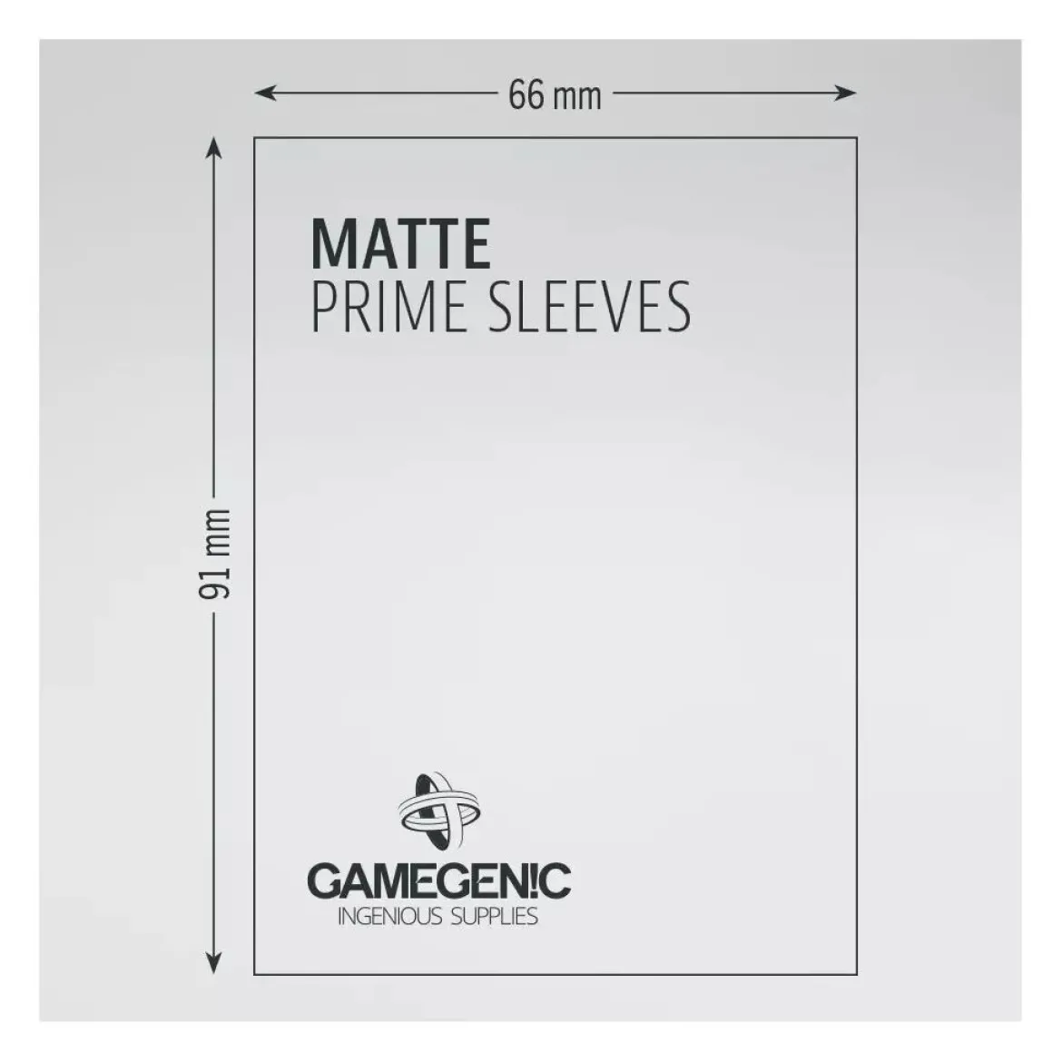 Pack 100x(66x91mm) + 100x(64x89mm) Doubles Protège-cartes Matte Standard - Gamegenic