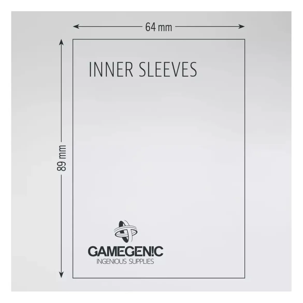 Pack 100x(66x91mm) + 100x(64x89mm) Doubles Protège-cartes Matte Standard - Gamegenic