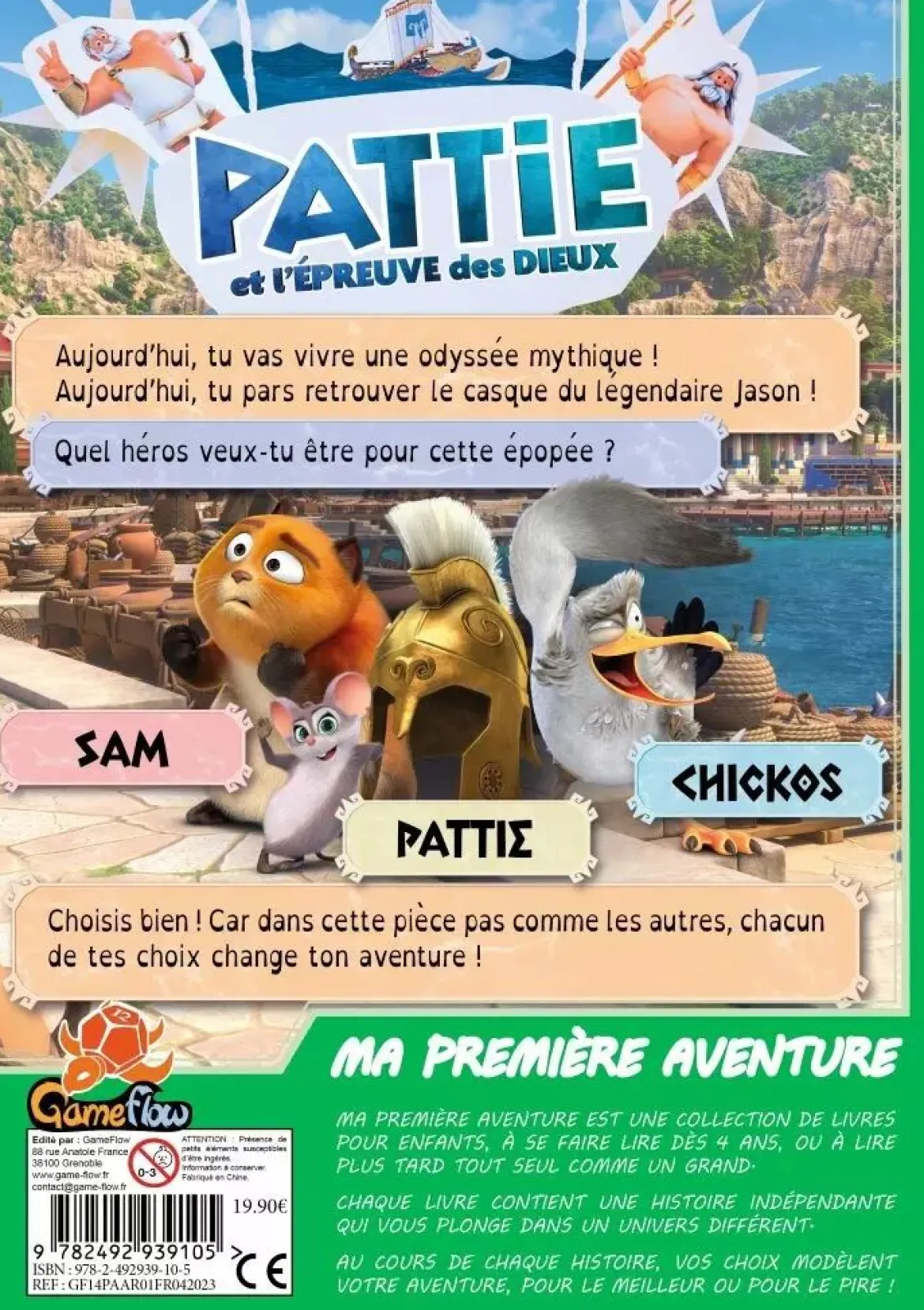 Pattie et l'Épreuve des Dieux (Ma 1ère Aventure)