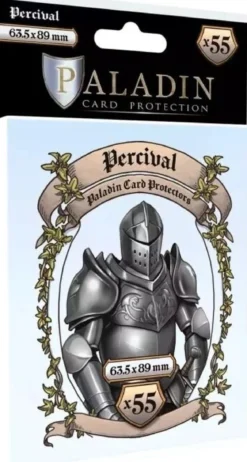 Percival 63.5x89mm - Lot de 55 Protège-Cartes Standard - Paladin