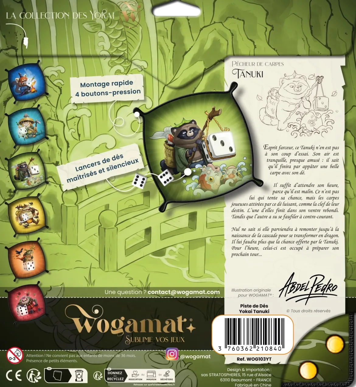 Piste de dés Yokai : Tanuki