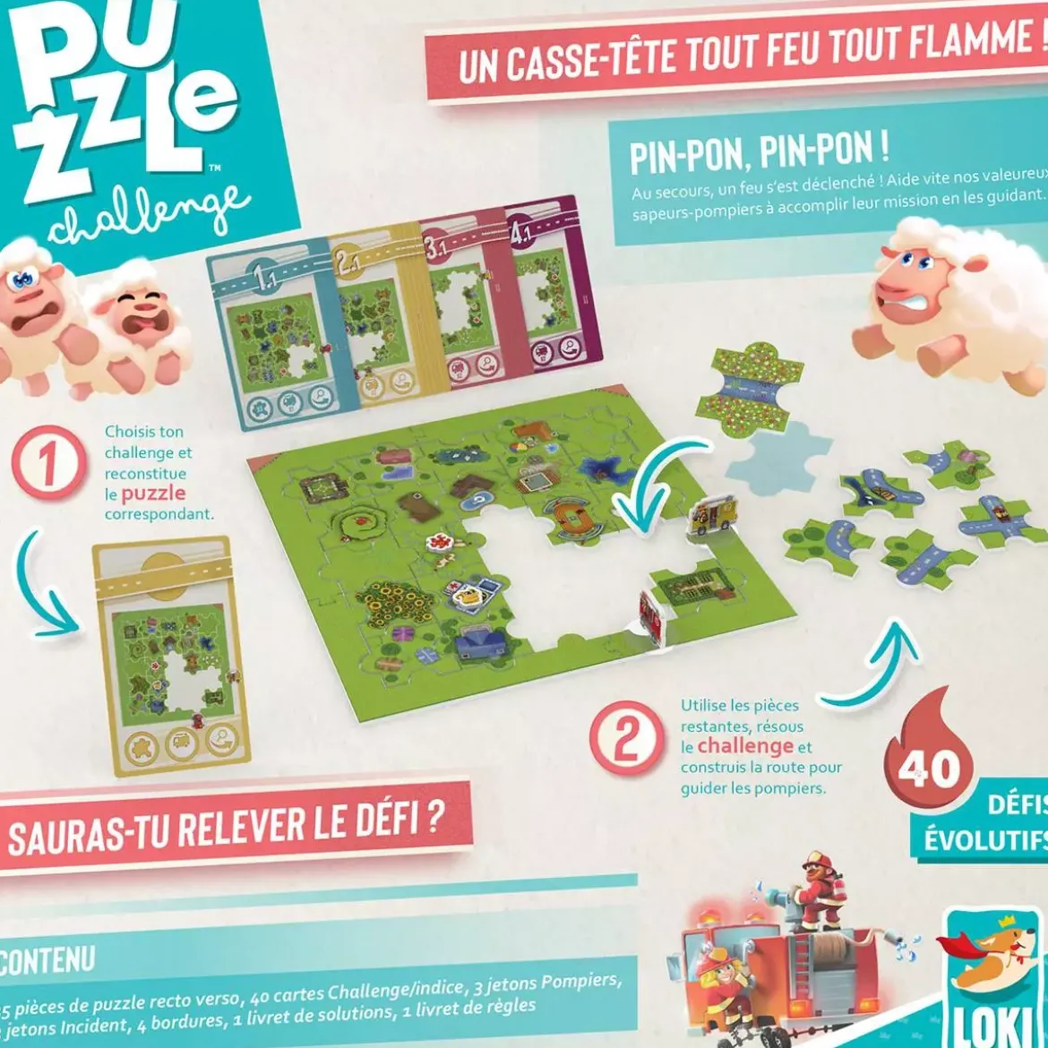 Pompiers à la Rescousse - Puzzle Challenge - Loki