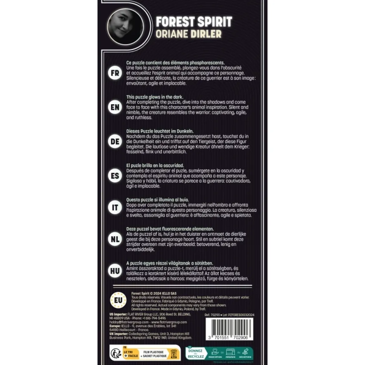 Puzzle Phosphorescent - Forest Spirit (1000P)