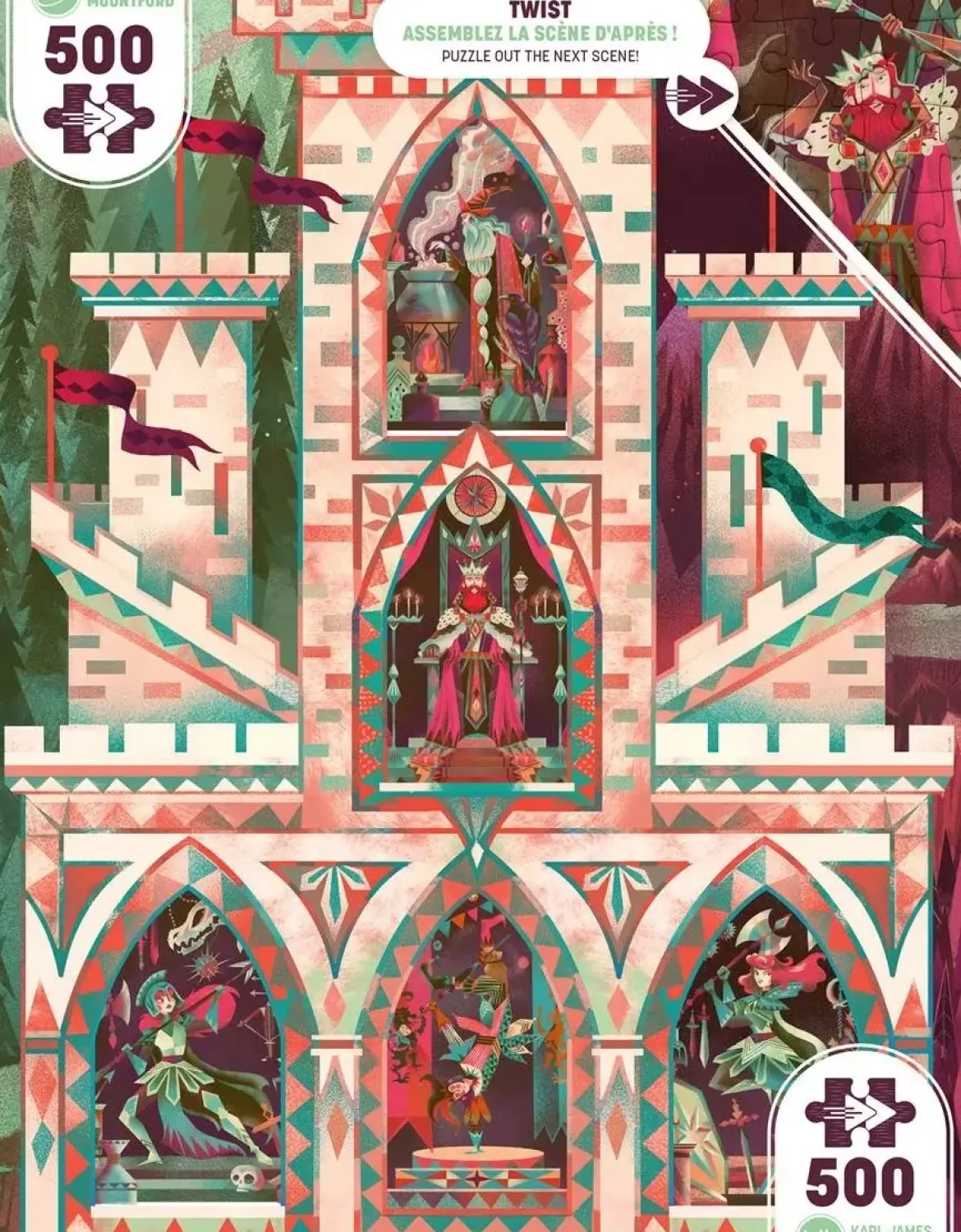 Puzzle Twist - Visite Royale (500P)
