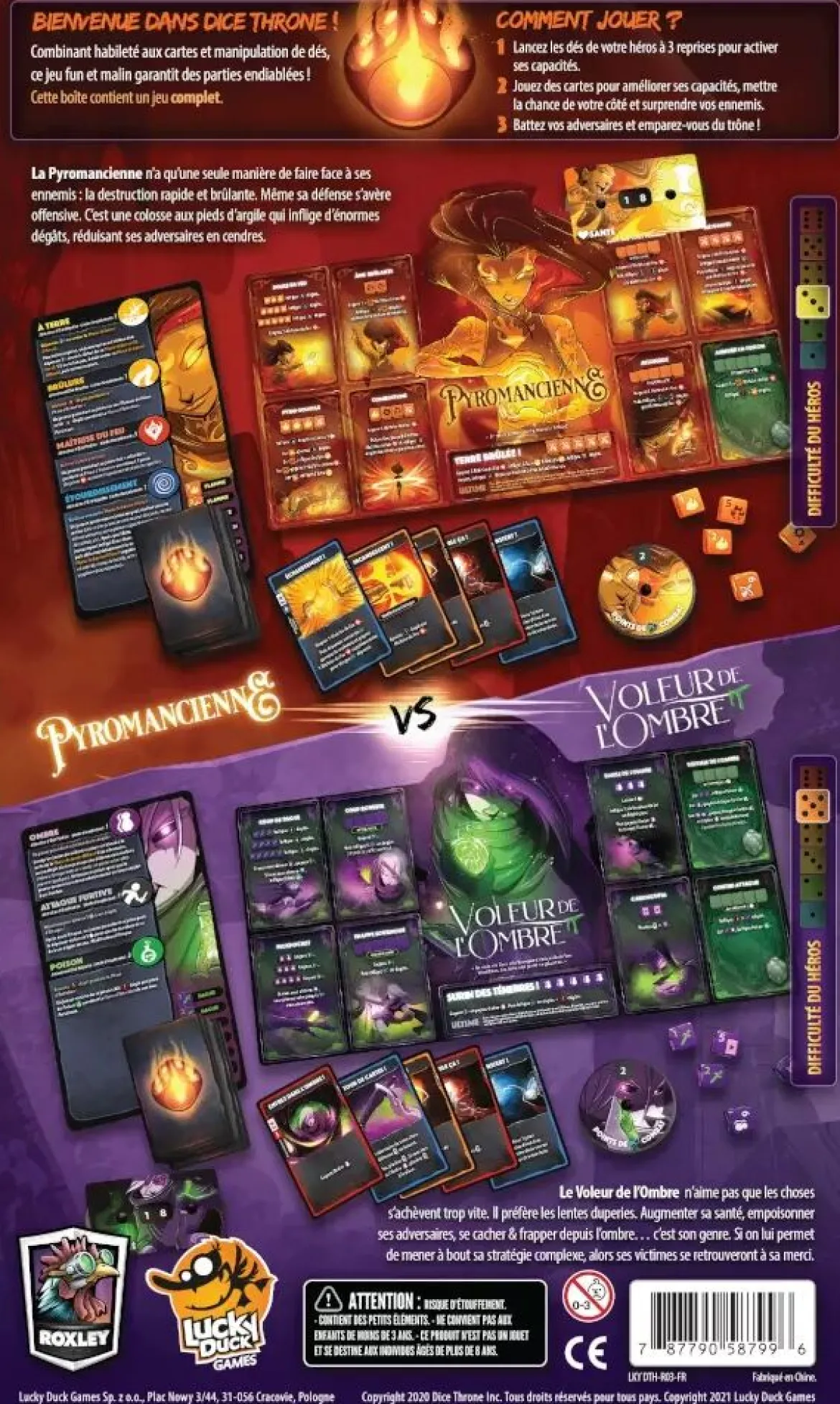 Pyromancienne Vs Voleur de l'Ombre - Dice Throne S1 C3