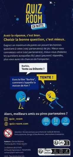 Quiz Room en Boite