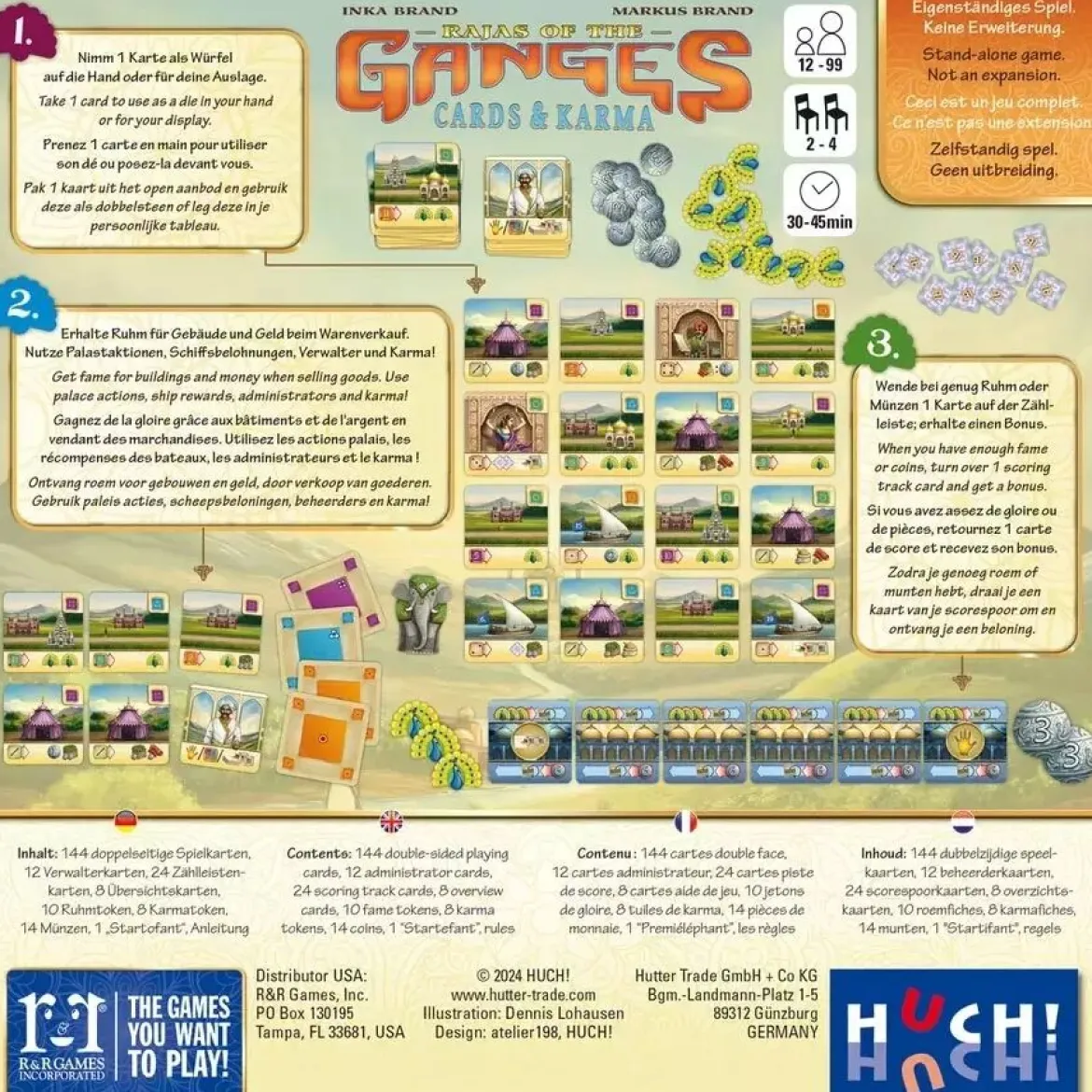 Rajas of the Ganges : Cards & Karma
