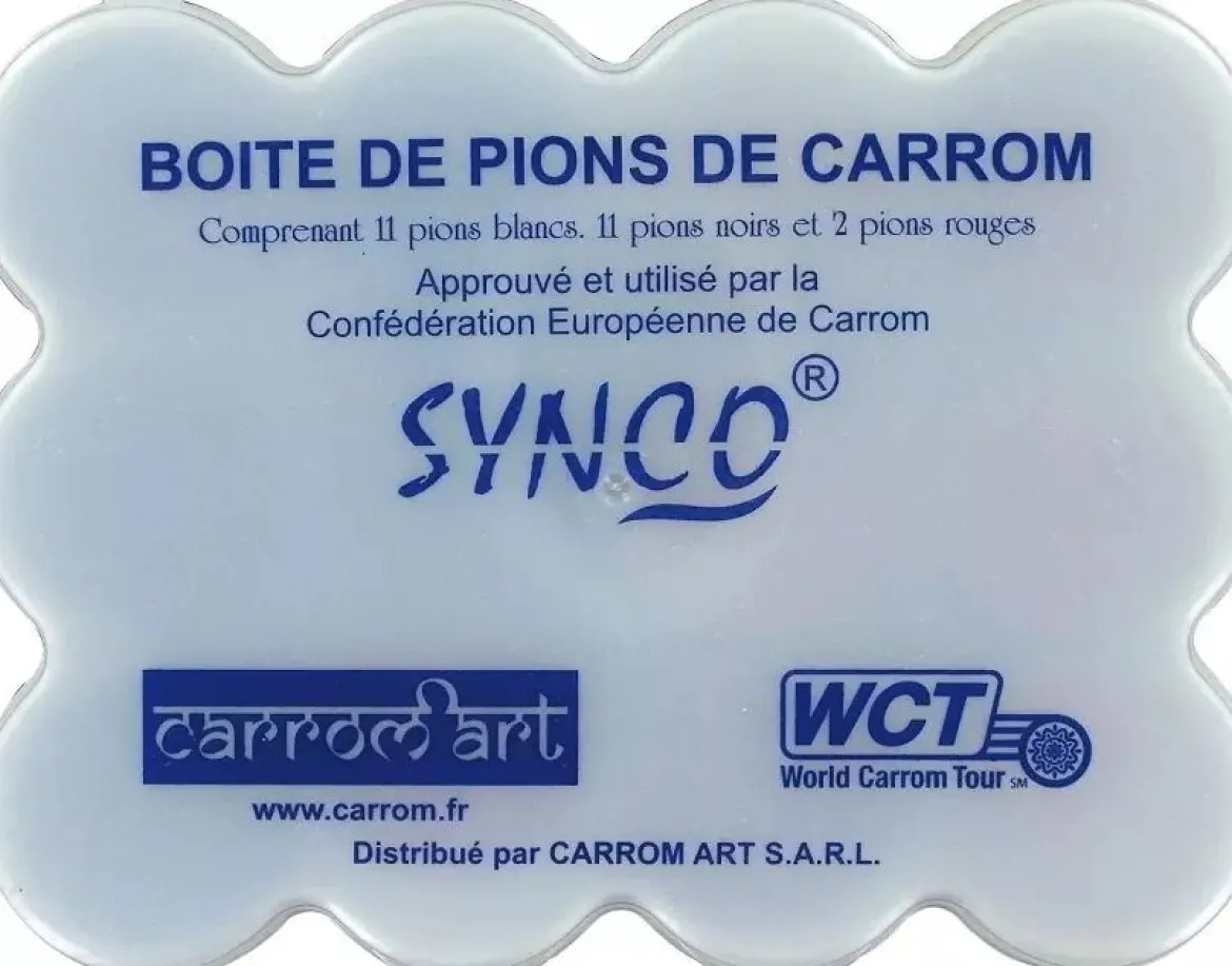 Set de 24 pions pour Carrom