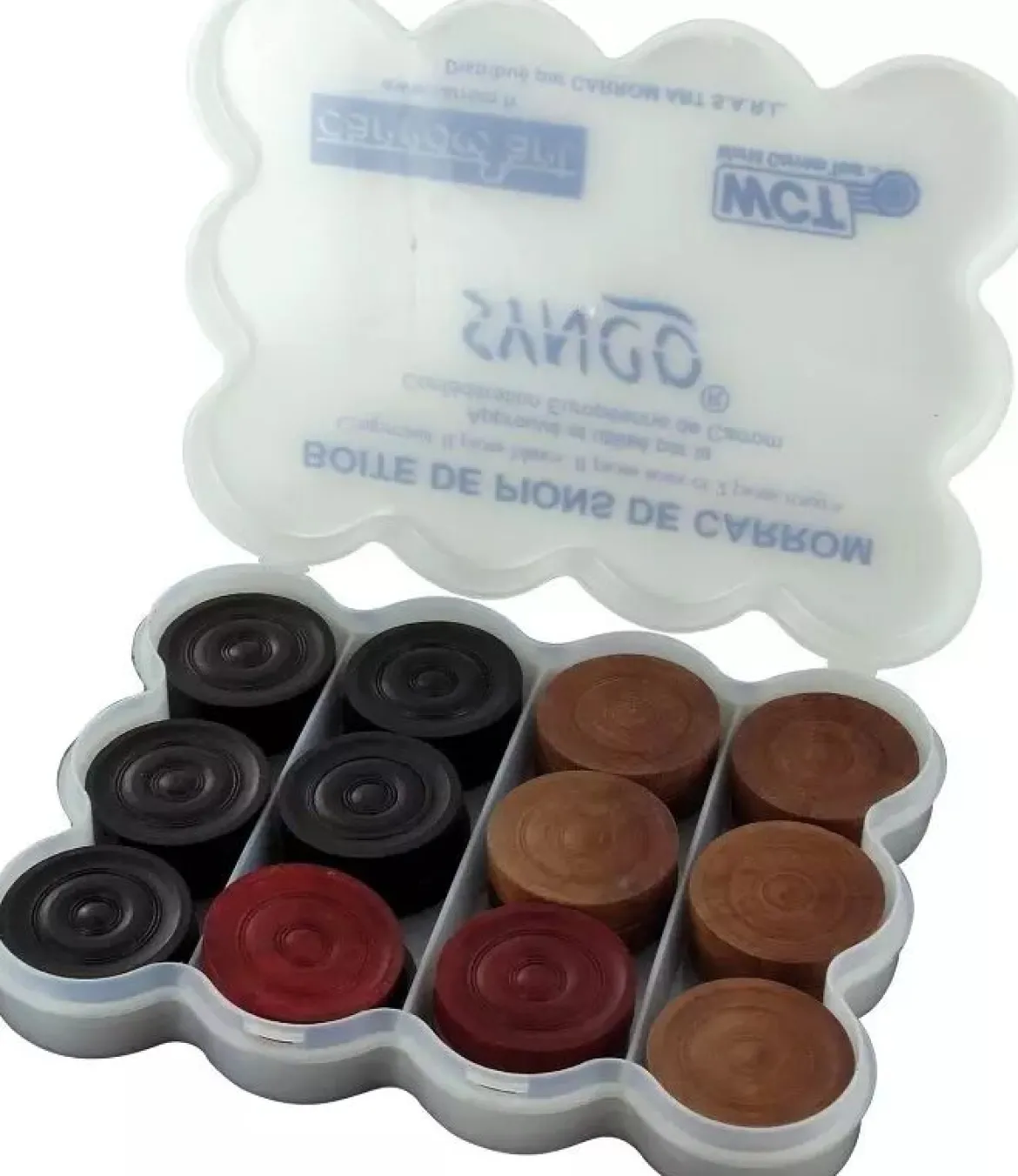 Set de 24 pions pour Carrom