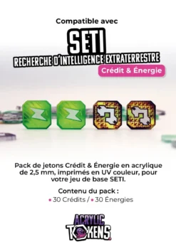 SETI : Pack de Jetons Acryliques