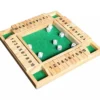 Shut The Box 10 en bois 4 joueurs