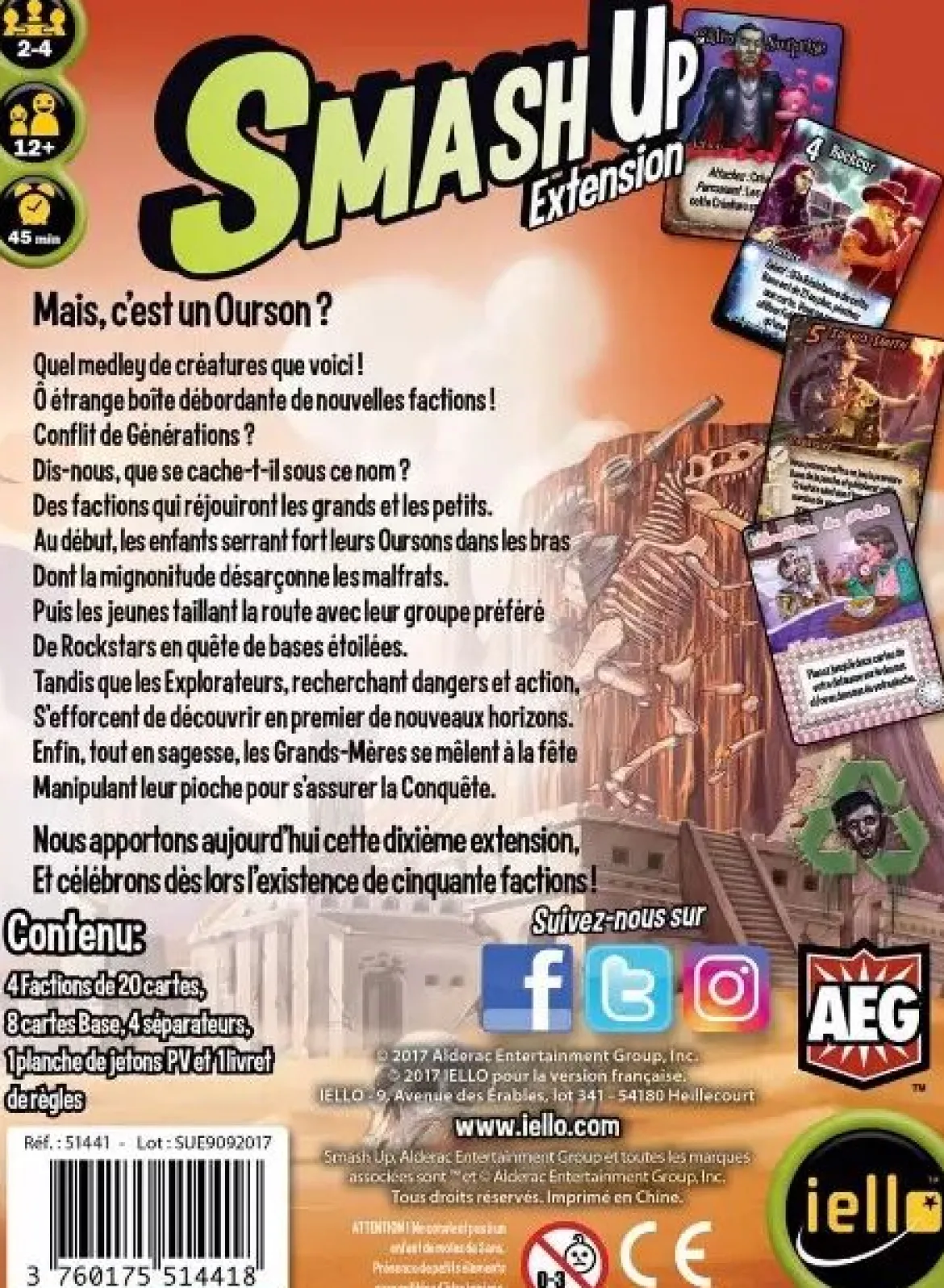 Smash Up : Conflit de Générations