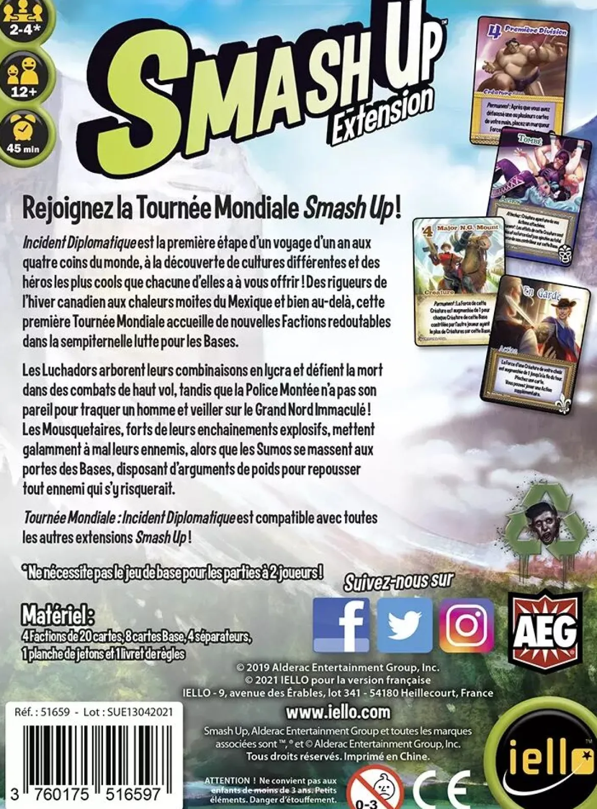 Smash Up - Tournée Mondiale : Incident Diplomatique