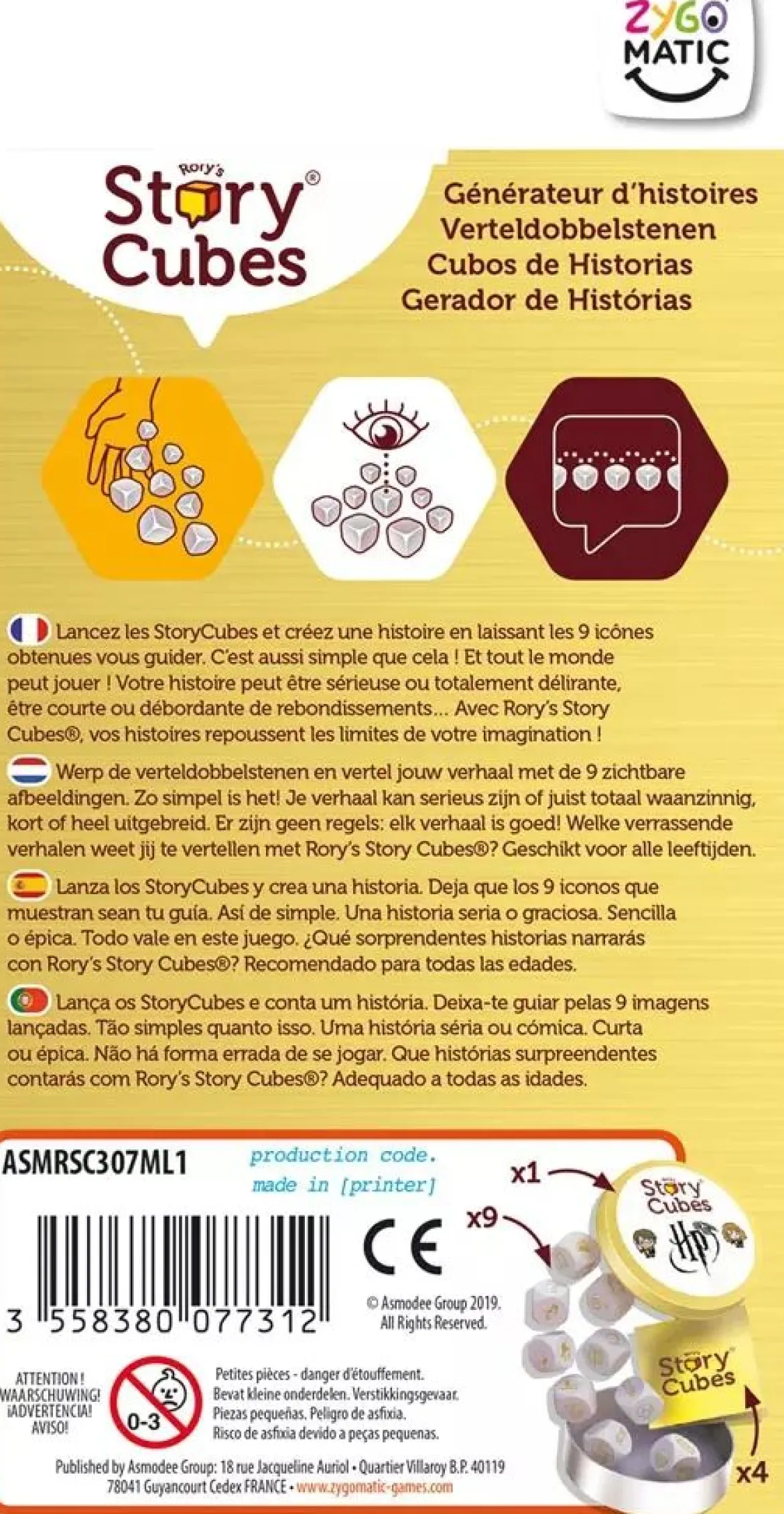 Story Cubes Harry Potter